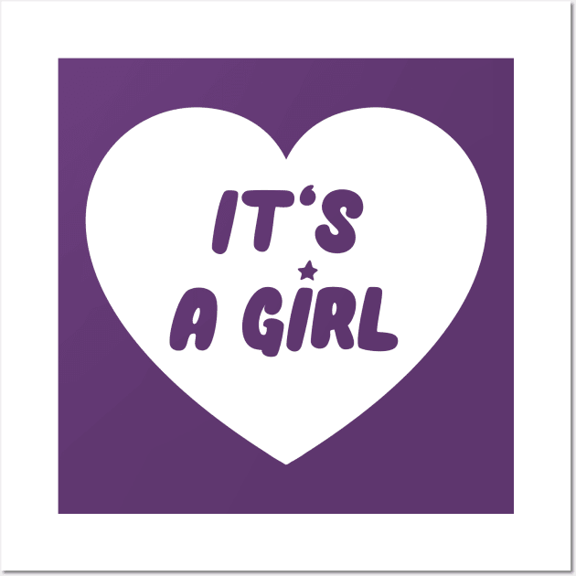 It´s a girl Wall Art by Inspire Creativity